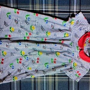 Adorable playful toddler girls blouse